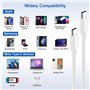 iPhone 15 16 Câble USB C vers USB C 3M, 60W Cable Chargeur iPhone 15 16e Câble Type C Charge Rapide Cable Type C Cordon USBC ver