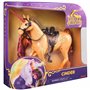 Unicorn Academy, Cinder Licorne avec Mouvement de tête, 2 Accessoires d'équitation, 27,9 cm, Compatible avec Les poupées Valenti