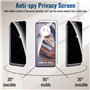 [2 Pièces] Anti-Espion Verre Trempé pour Motorola Edge 50 Neo, Protecteur D'écran de Confidentialité, 9H Dureté Film Protecteur 