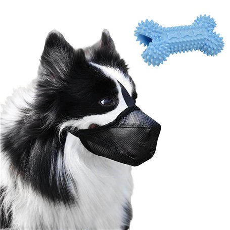 VGECEE Muselière Chien Réglable Évite de Manger/Mordre