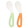 2pcs bébé cuillère alimentation ustensiles de formation d'auto-alimentation pour nourrissons alimentation alimentation formation
