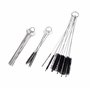Lot de 15 brosses de Nettoyage et 10 Aiguilles de Nettoyage pour Petites Ouvertures
