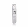 Shoppewatch Mini Horloge Insert à Mouvement à Quartz Rond 1 7/16 (35 mm) Miniature Horloge s'adapter à Cadran Blanc Argenté Cadr