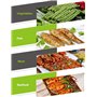 Homealexa Lot de 20 Brochettes à Viande en Acier Inoxydable pour Barbecue, Brochettes en métal Plat 38 cm
