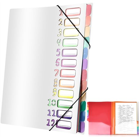 Delamiya Porte-documents A4