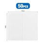 MumdoYAL 50 pièces cartes de place blanches，marque place mariage，porte nom table，marque place anniversaire，Pour mariage, anniver