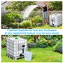 LustLocke Robinet Cuve 1000L Plastique Fileté 3/4", Robinet pour Cuve De 1000 litres en Laiton pour Récupérateur d'eau De Pluie,