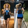 Gilet Hydratation Running avec 2 Soft Flask 500 ML, Réfléchissant Gilet d'hydratation de Course à Pied pour Femmes et Hommes, Sa
