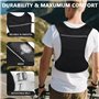 Gilet Hydratation Running avec 2 Soft Flask 500 ML, Réfléchissant Gilet d'hydratation de Course à Pied pour Femmes et Hommes, Sa