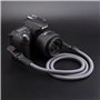 VKO Sangle d'appareil photo à dégagement rapide pour, sangle d'épaule réglable pour appareil photo reflex numérique sans miroir 