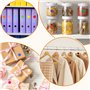 YARVPUV 5664 Pieces Gommettes Autocollantes Rondes 20mm 15mm 10mm Couleur Codage Étiquettes 16 Couleurs Gommettes Rondes pour Ca