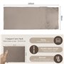 Drap de Sac de Couchage d'été - Beige - Sac à Viande, Ultra léger - Petit Format Une Fois Plié - 220 x 90 cm - Sacs de Couchage 