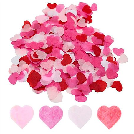 HDGSAFD Confettis en Forme De Cœur