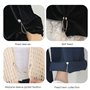 12 Pièces Boucles Magnétiques Pour Jambes De Pantalon, Clips De Fixation Pour Jambes De Pantalon, Pinces À Vêtements Magnétiques