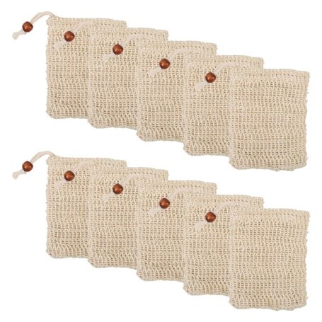 Sacs À Savon En Coton Et Lin 10 Pièces