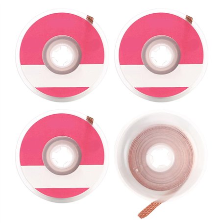 4 Rouleaux De Fil D'Aspiration En Étain