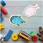 UDNFHL 2 Morceaux De Copeaux De Bois en Forme De Poisson, des Jouets Éducatifs pour Enfants, des Jouets Créatifs Et Intéressants