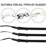 MEMOFYND Lot de 8 cordons à lunettes réglables - Accessoires pour lunettes de soleil - Cordon de lunettes de sport - Porte-lunet