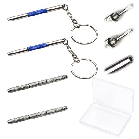 Tournevis 4 pièces avec mallette de rangement en 1 pièce