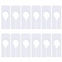 Lot de 12 séparateurs de penderie