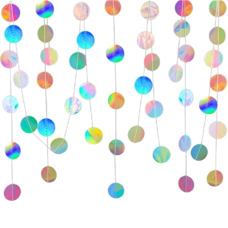 NYGGTYK Pièces De Fantaisie -Colore Cercle D'Ornements Suspendus