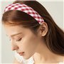 2 Pièces De Bandes De Cheveux Larges Pour Femmes Et 2 Bagues À Cheveux À Carreaux, Accessoires De Cheveux Rétro, Accessoires De