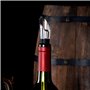 Refroidisseur de Vin en 2 Pièces - Bouteille en Acier Inoxydable, Accessoires 3 en 1 - Cadeaux pour Hommes et Amateurs