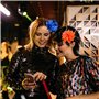 OAOSDH 4 Pièces Coiffure en Plumes, Épingles À Cheveux À Fleurs Simulées, Épingles À Cheveux Rétro, Accessoires De Décoration De