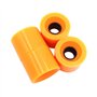 POFET Longboard Lot de 4 roues de rechange pour skateboard Cruiser Pennyboard Waveboard Snakeboard 78A Orange 60 x 45 mm