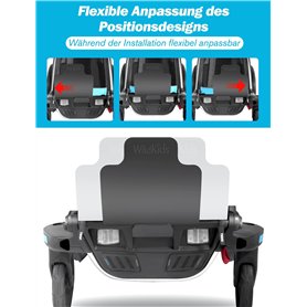 OXFUZZ 4X Pêche Porte-Cannes de Bateau 4 Tubes avec 8 pièces Vis de Montage pour Pêche Bateaux Marine Kayak - Noire