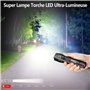 LED Super Lumineux Lampe de Torche (Lot de 2)