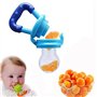 Binnan Tétine Alimentation Bébé Anneau d'alimentation Bébé, Nourriture sûr Enfant Sucette Bouteilles Téton Tétine, Silicone, Ble