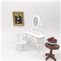 POFET 2 pcs 1/12 Échelle Cadre Photo Rahmen Dollhouse Miniature Chambres Décoration Murale Accessoires