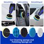 31 Pièces Kit Nettoyage Voiture,Kit de Brosse Nettoyage Voiture pour l'intérieur et l'extérieur, Car details Brush car Wast set,
