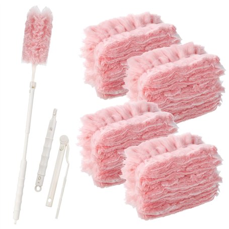 Lot de 46 pour 360° Plumeau Poussiere Recharge