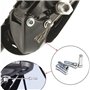 Capuchons D'extrémité de Câble de Frein en Alliage D'aluminium,100Pcs Embout de Câble de Vélo Embout Gaine Fixation Câble Frein