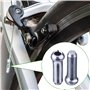 Capuchons D'extrémité de Câble de Frein en Alliage D'aluminium,100Pcs Embout de Câble de Vélo Embout Gaine Fixation Câble Frein
