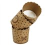 Caissettes Cupcakes Papier Moules Gâteaux - Lot de 50 papier kraft avec nœud papillon pour muffins, dessert, mariage, fête d'ann