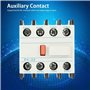 Contacts Auxiliaires Bloc Fit CJX2 AC Contactor, 2 NO 2 NC LADN22 AC Contactor Schakelaar F4-22 Modèle