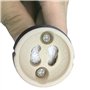 JaneYi (6 Pièces) GU10 Support de Lampe Base en céramique Et Bornier/Pont Avec Câble et Manchon Isolant - Douille D'ampoule Conn