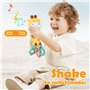 Ballery Jouet Bebe 0-3 6 9 Mois Hochet Bebe, Jeux Eveil Bebe 6 Mois, Girafe Jouets Musicaux Bébé Jouet avec Anneau Dentition pou