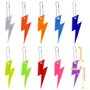 Lot de 10 réflecteurs pour Enfants - Réflecteurs de sécurité - Porte-clés Flash - pour Enfants et Adultes - Réflecteurs