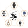 Newpop 18 Pcs Presse de Boîtier Montre, Professionnelle Kit Outil Montre de Réparation avec 12 Tailles de Moules, Remover Ouvre 
