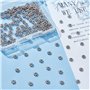 PandaHall Lot de 200 Perles Separateurs/Intercalaires en Alliage Couleur Argent Antique Flocon De Neige 4x1,5mm