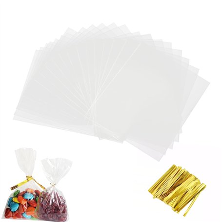 Olakin Sachets Transparents Bonbons[100 Pièces]