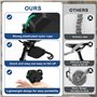 FoiiLiio Barre de Remorquage Velo,2.5m Corde de Remorquage de Vélo Rétractable,Vélo pour Enfants Corde de Remorquage pour Vélo,