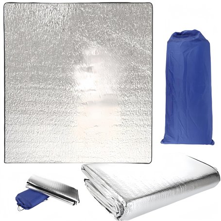 HJYDGJ Tapis de Camping en Film d'Aluminium - Ultra Léger