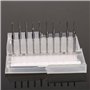 10Pcs Ti forage fraise coupe Outils CNC carbure ensemble d'usines d'extrémité Fraiseuse 1.0-3.0mm (#2)