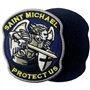 Tactique Saint Michael Protégez-nous Militaire moderne Brodé Fastener à Crochet et Boucle Patch
