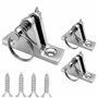 HJYDGJ Lot de 2 charnières pivotantes pour bateau en acier inoxydable - Pour bateau